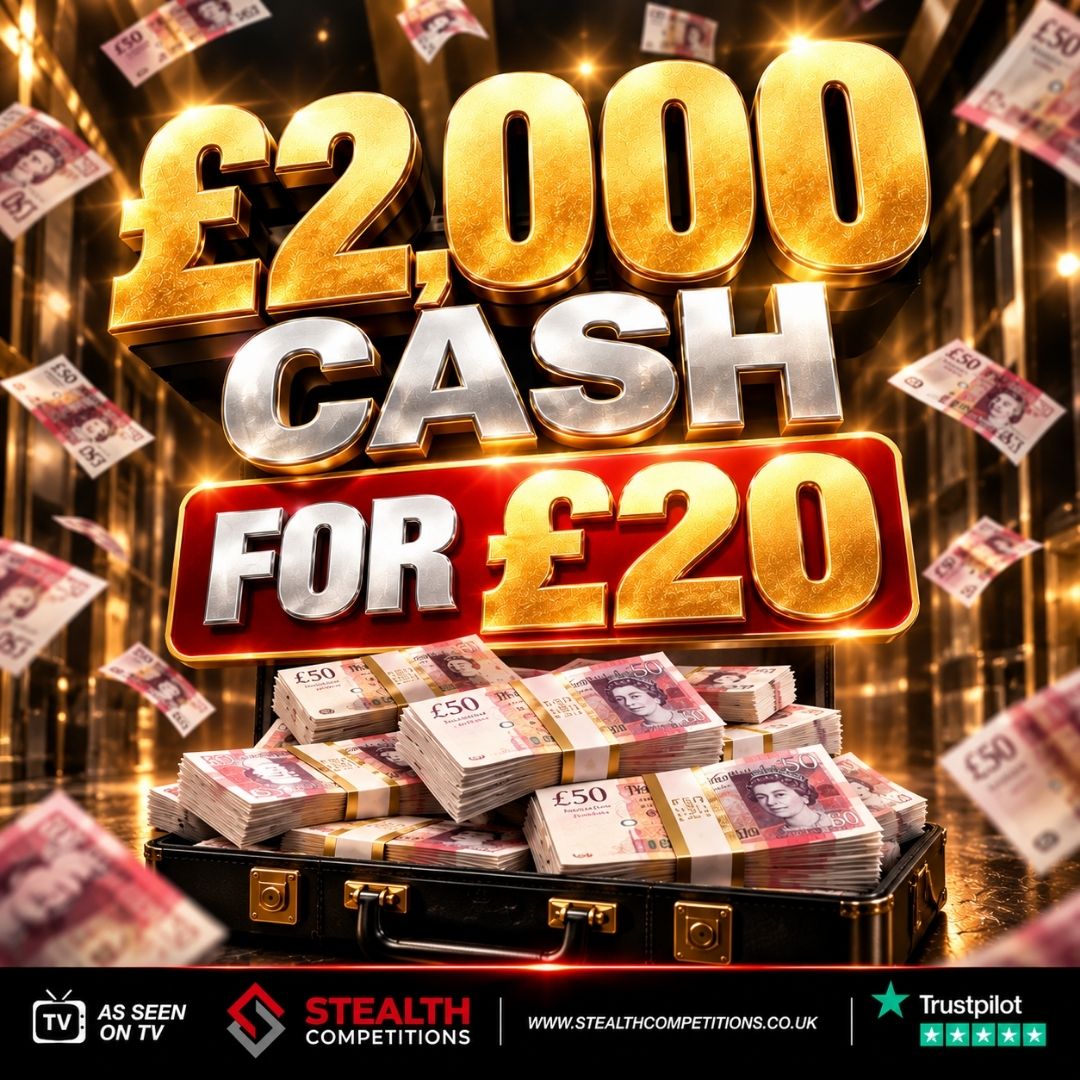SUPER LOW ODDS £2,000 CASH!!