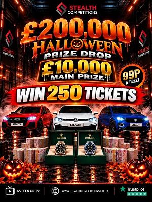 £200K HALLOWEEN PRIZE DROP MINI RAFFLE - WIN 250 TICKETS! 