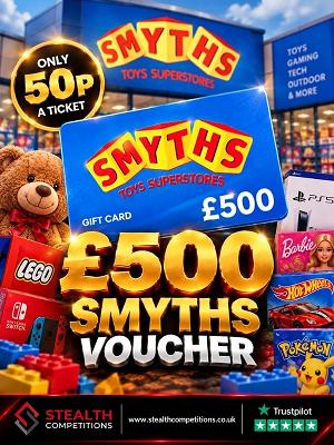 £500 SMYTHS VOUCHER!