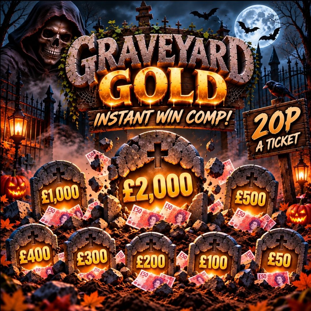 GRAVEYARD GOLD INSTANT WIN COMPETITION! 