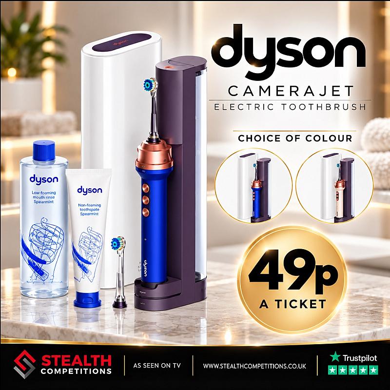 DYSON CAMERA JET ELECTRIC TOOTHBRUSH!
