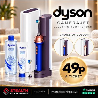 DYSON CAMERA JET ELECTRIC TOOTHBRUSH!