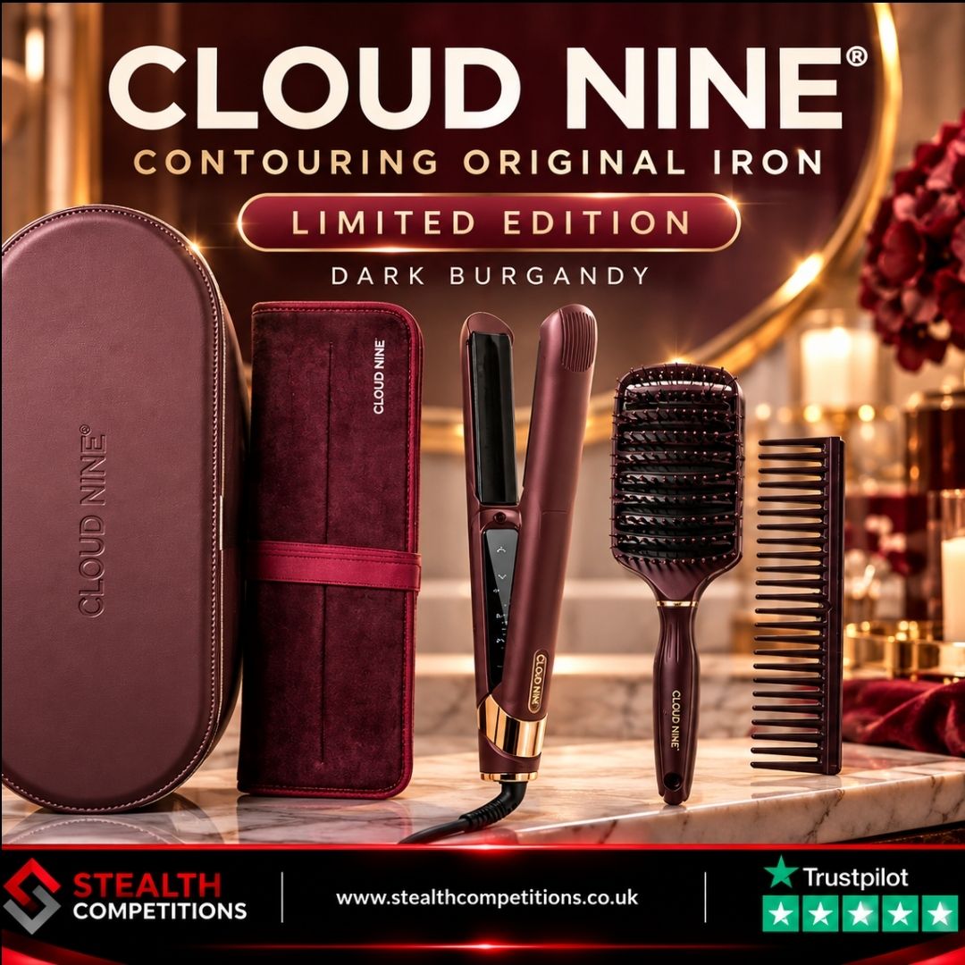 CLOUD NINE CONTOURING IRON - DARK BURGANDY!