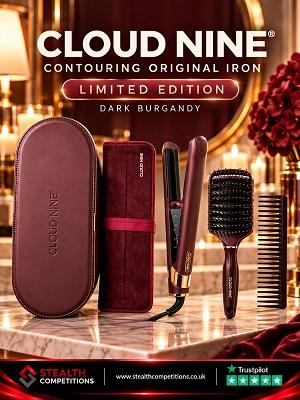 CLOUD NINE CONTOURING IRON - DARK BURGANDY!