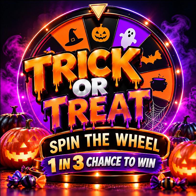 TRICK OR TREAT - SPIN TO WIN!