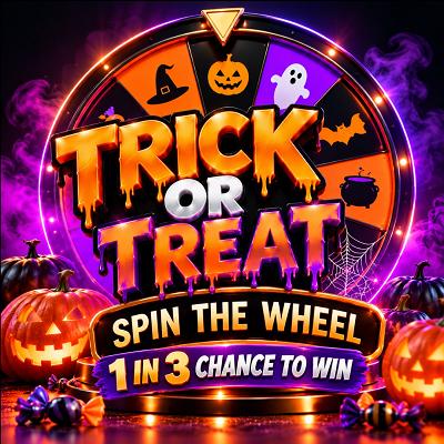 TRICK OR TREAT - SPIN TO WIN!