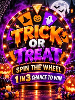 TRICK OR TREAT - SPIN TO WIN!