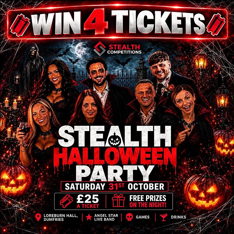 WIN 4 TICKETS TO OUR HALLOWEEN PARTY!!