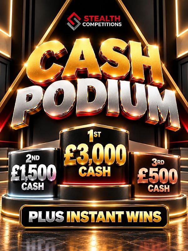 STEALTH CASH PODIUM!
