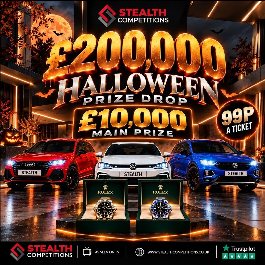 £200,000 HAUNTED HALLOWEEN PRIZE DROP!