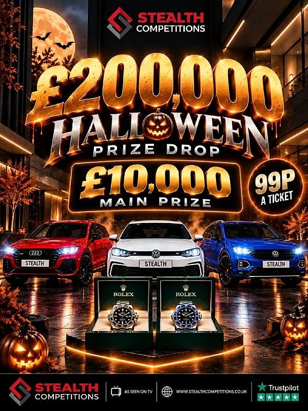 £200,000 HAUNTED HALLOWEEN PRIZE DROP!