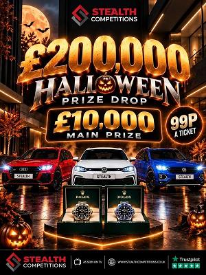 £200,000 HAUNTED HALLOWEEN PRIZE DROP!