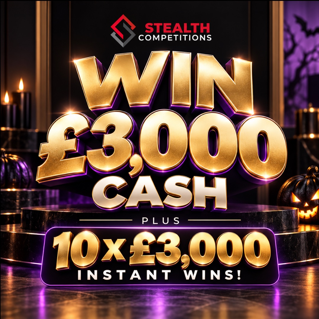 £3,000 CASH WITH 10 X £3,000 INSTANT WINS!