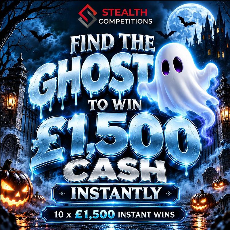 £1,500 CASH + 10 X £1,500 INSTANT WINS!