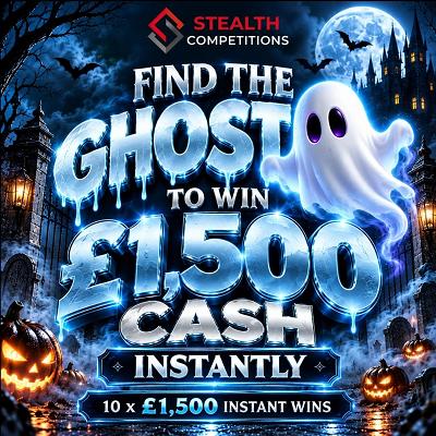 £1,500 CASH + 10 X £1,500 INSTANT WINS!
