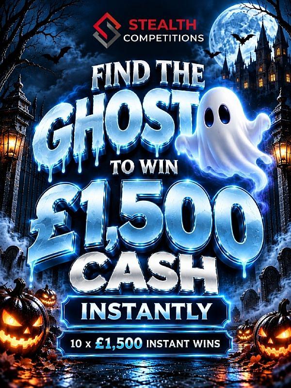£1,500 CASH + 10 X £1,500 INSTANT WINS!