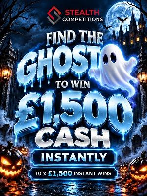 £1,500 CASH + 10 X £1,500 INSTANT WINS!