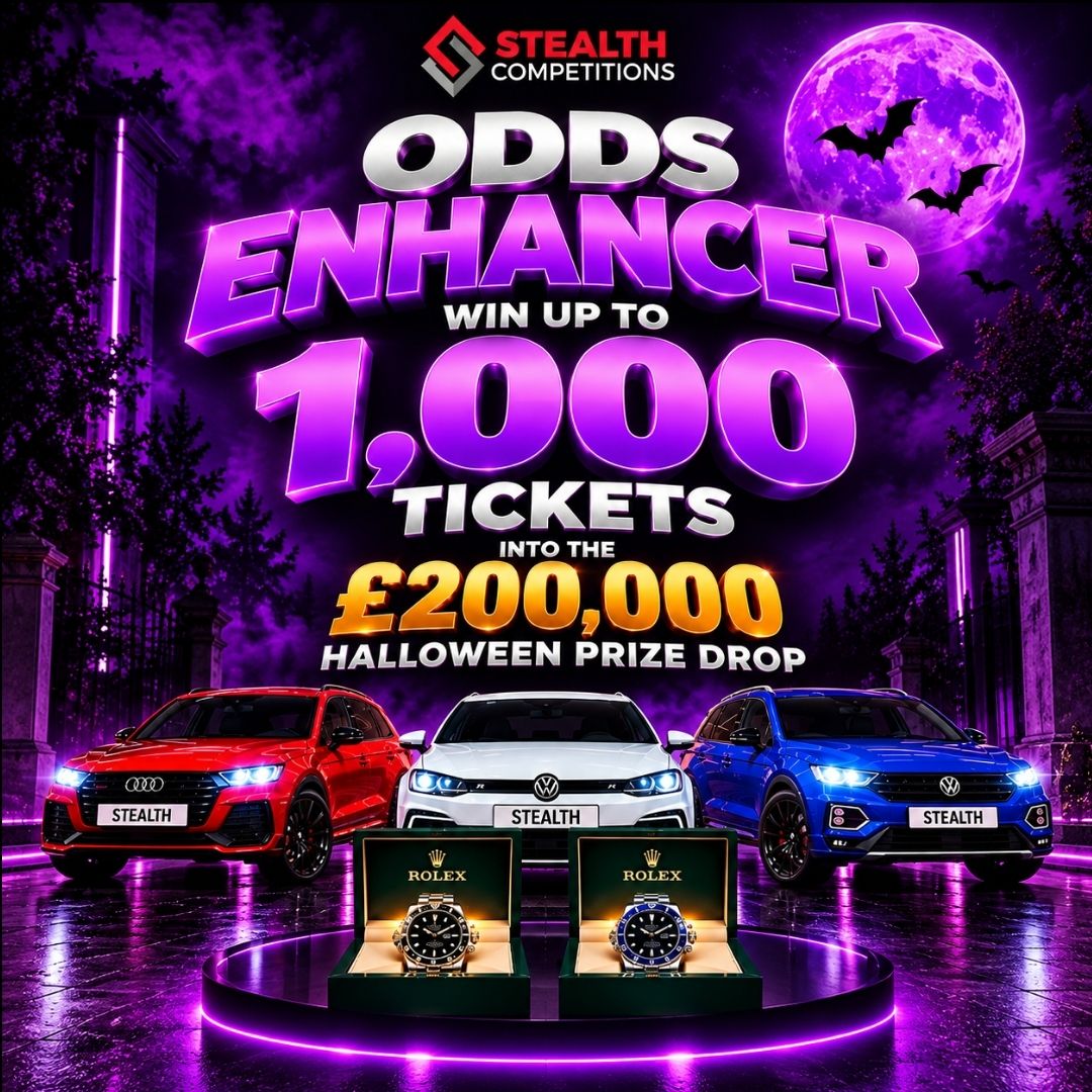 £200K HALLOWEEN DRAW ODDS ENHANCER COMPETITION!