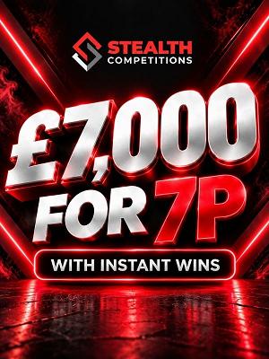 £7,000 CASH FOR 7P WITH INSTANT WINS!