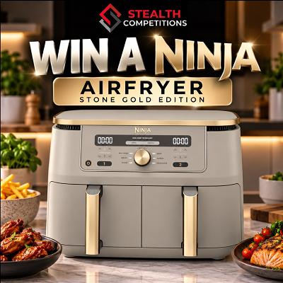 NINJA MAX DUAL AIRFRYER - STONE GOLD EDITION!