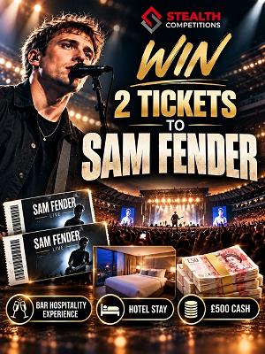 WIN 2 X BAR HOSPITALITY TICKETS TO SAM FENDER!