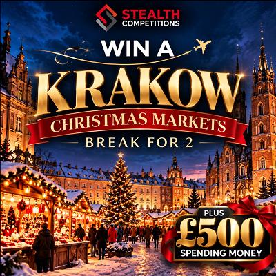 KRAKOW XMAS MARKETS FOR 2 WITH £500 CASH! 