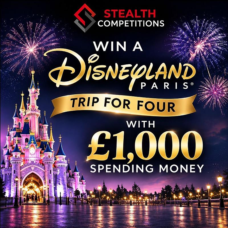 DISNEYLAND PARIS WITH £1,000 + INSTANT WINS!!