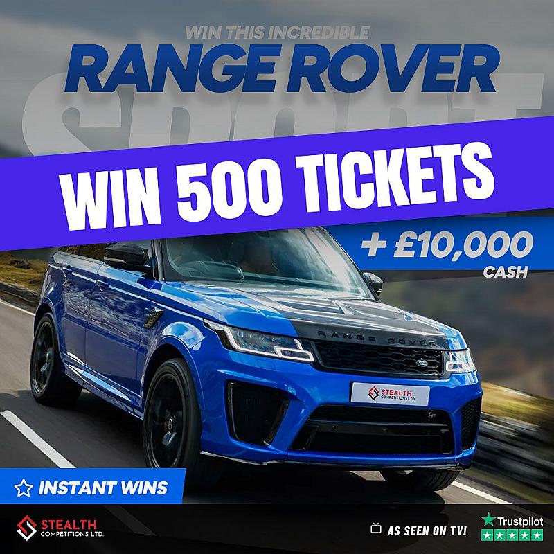 RANGE ROVER SVR MINI RAFFLE - WIN 500 TICKETS!