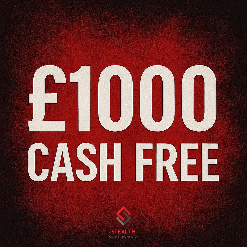£1,000 CASH FREE!