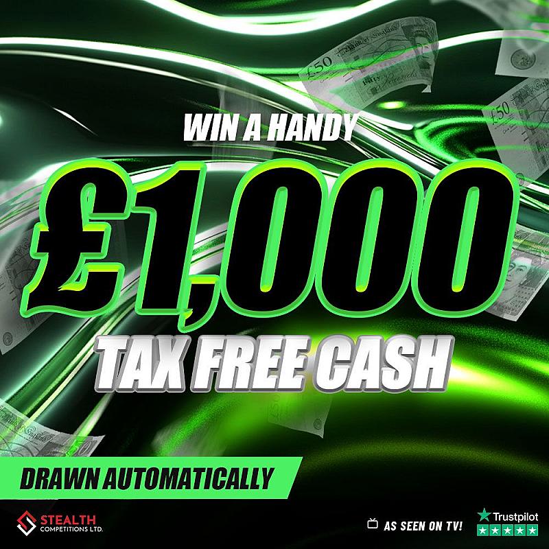 £1,000 CASH FOR 1P WITH INSTANT WINS - AUTO DRAW!