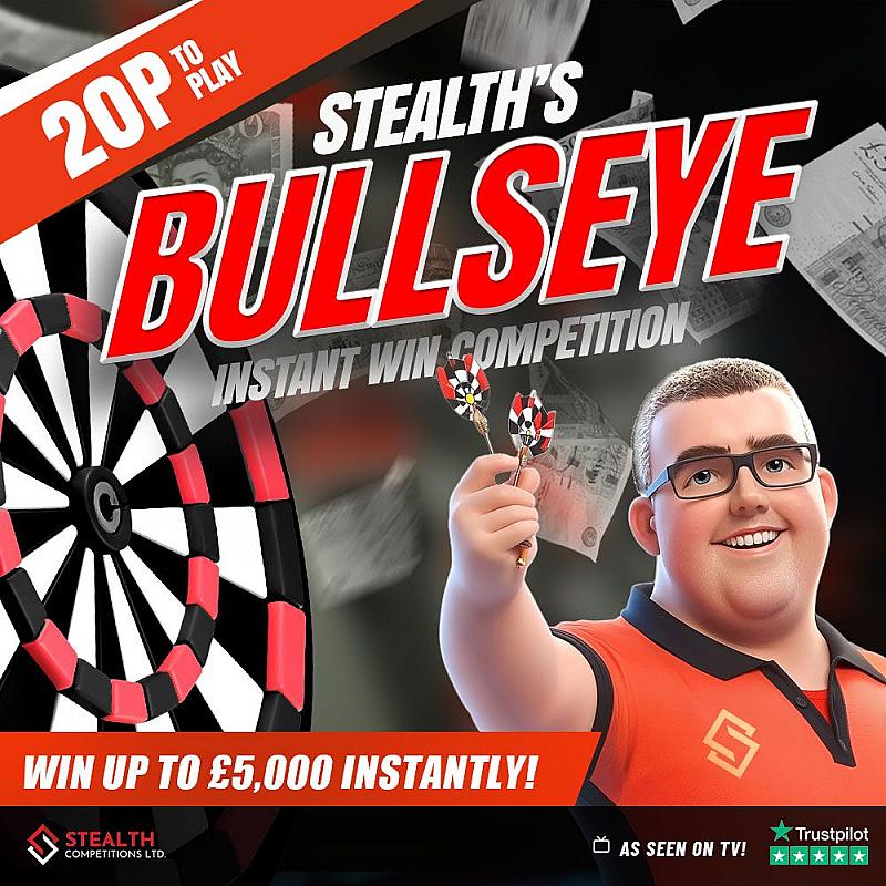 STEALTHS BULLSEYE - £5,000 MAIN PRIZE! 