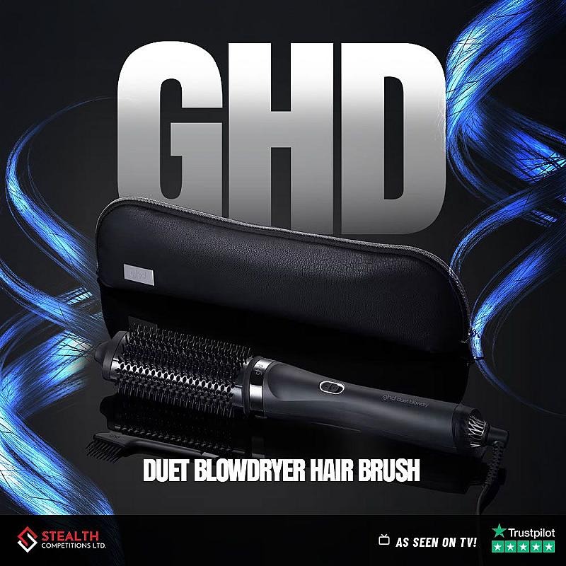 GHD DUET BLOW DRY 2IN1 HAIR DRYER BRUSH!