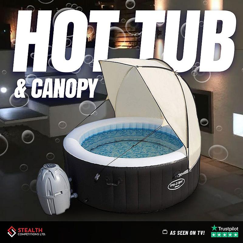 HOT TUB WITH CANOPY!