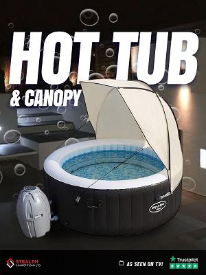 HOT TUB WITH CANOPY!
