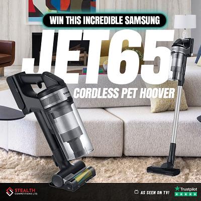 SAMSUNG JET65 CORDLESS PET VACUUM!