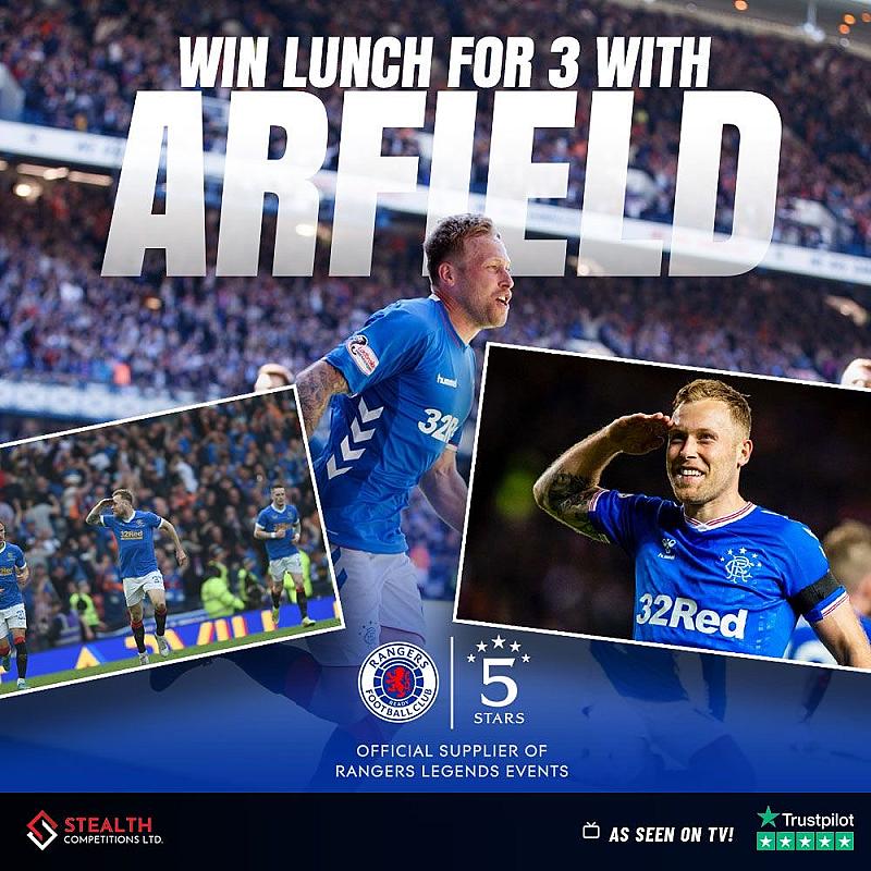 WIN A LUNCH FOR 3 WITH SCOTT ARFIELD!