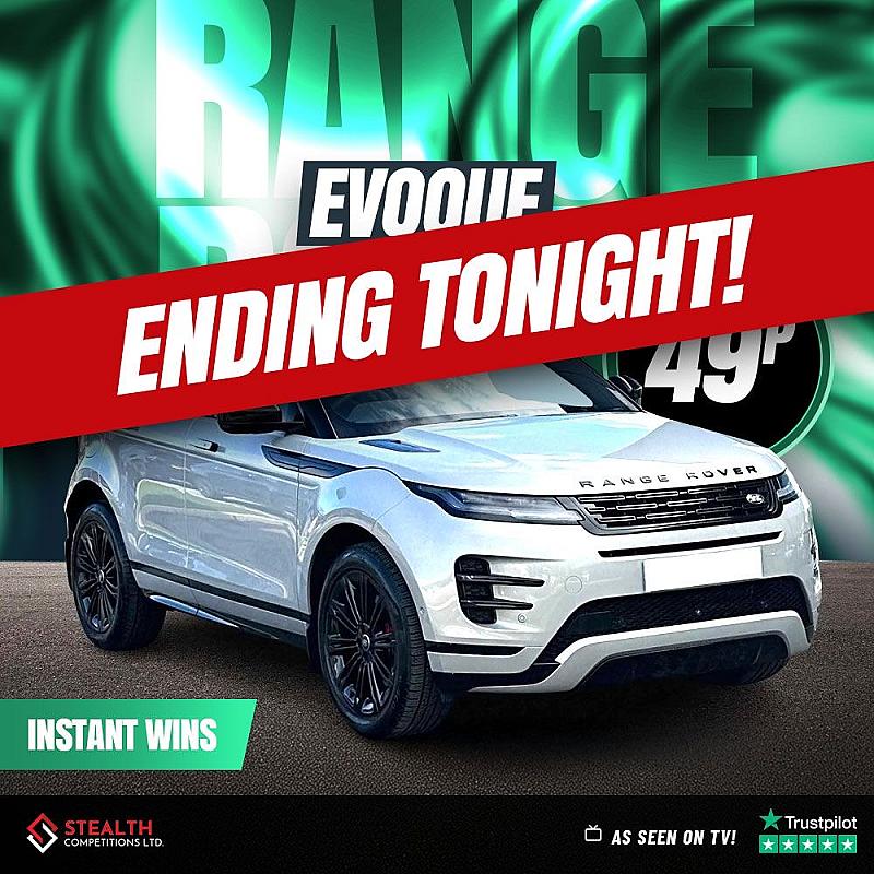 2021 RANGE ROVER EVOQUE WITH INSTANT WINS!
