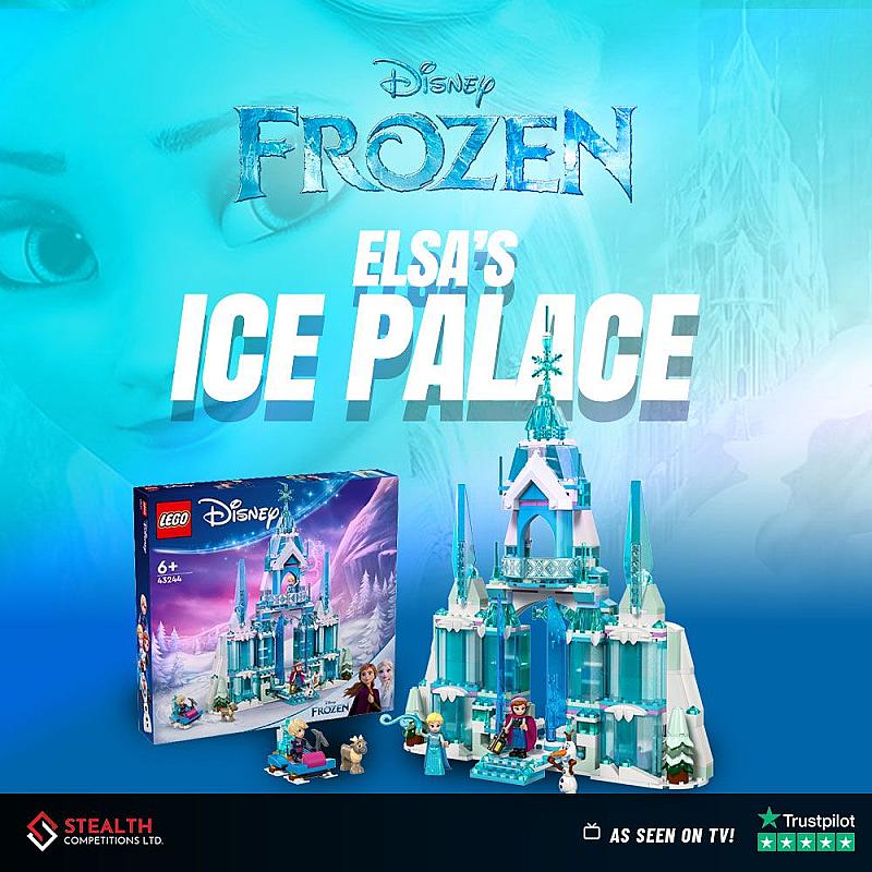 FROZEN ELSA'S ICE PALACE LEGO! 