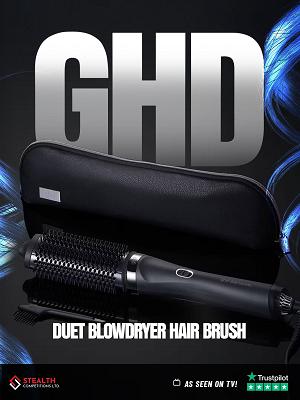GHD DUET BLOW DRY 2IN1 HAIR DRYER BRUSH! 