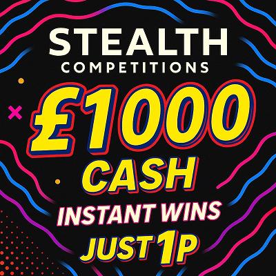 £1,000 CASH FOR 1P WITH INSTANT WINS - AUTO DRAW!  