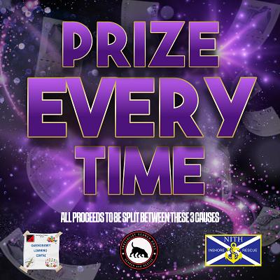 PRIZE EVERYTIME SUPPORTING LOCAL CAUSES - £1,000 MAIN PRIZE!