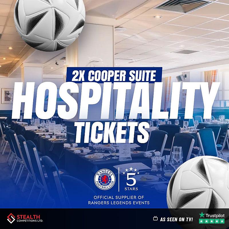 2 X COOPER SUITE TICKETS!