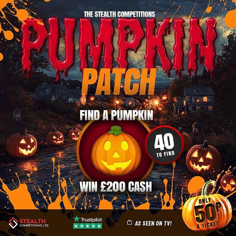 PUPKIN PATCH INSTANT WIN COMP - £500 END PRIZE!