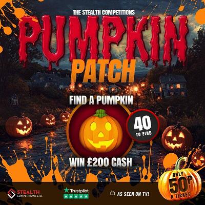 PUPKIN PATCH INSTANT WIN COMP - £500 END PRIZE!