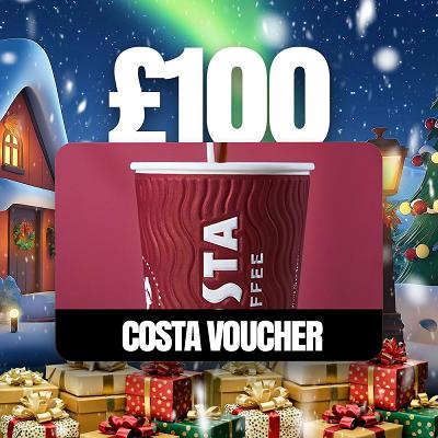 £100 COSTA VOUCHER OR £80 