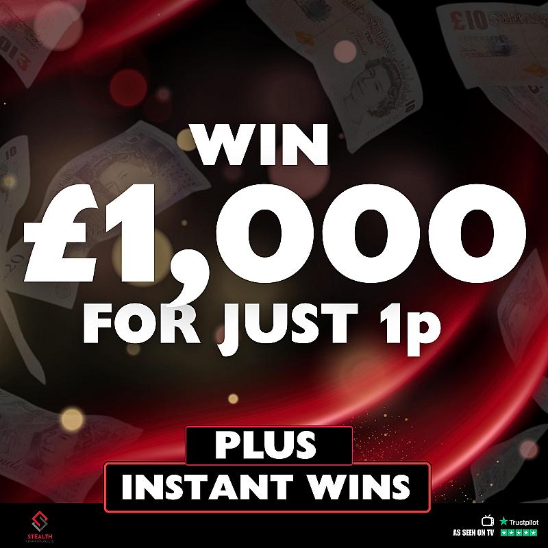 £1,000 CASH FOR 1P WITH INSTANT WINS!!