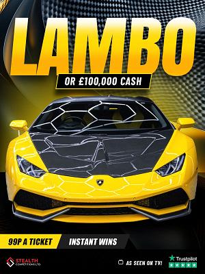 LAMBORGHINI HURACAN LP610-4 WITH INSTANT WINS! 