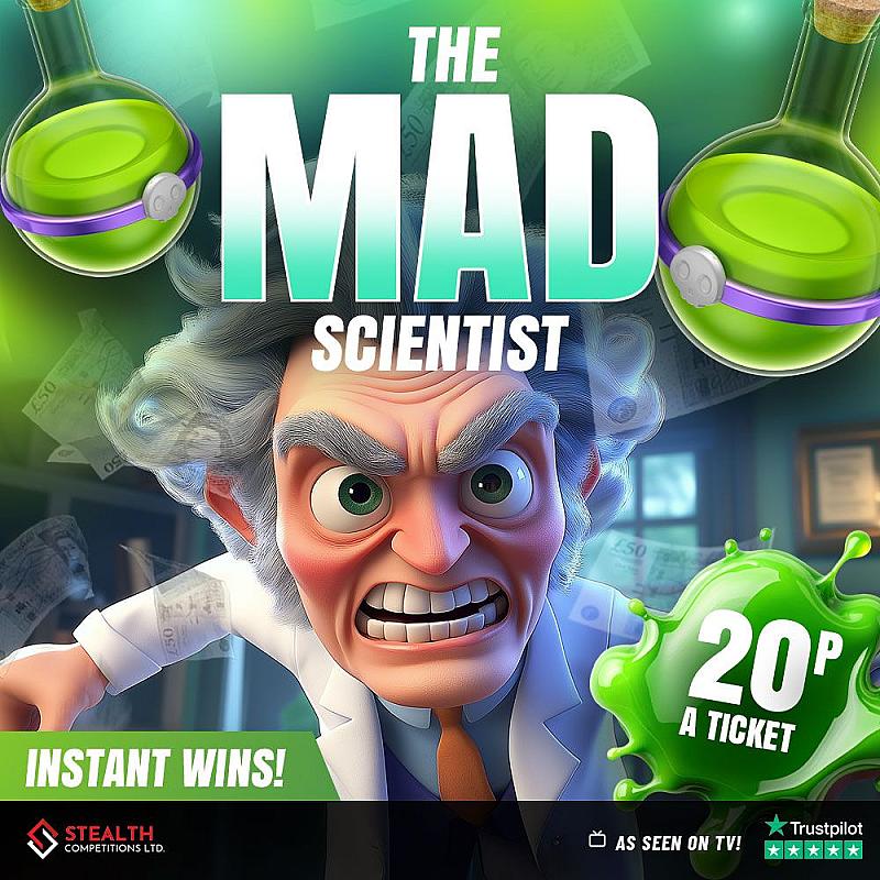THE MAD SCIENTIST INSTANT WIN COMPETITION!