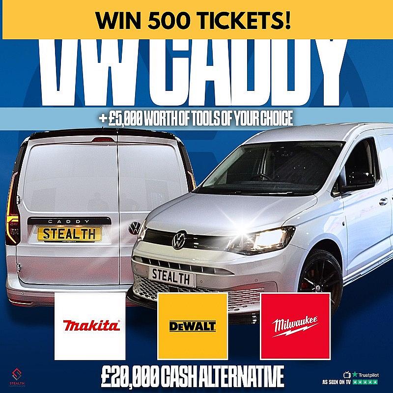 VW CADDY MINI RAFFLE - WIN 500 TICKETS!   