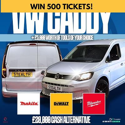 VW CADDY MINI RAFFLE - WIN 500 TICKETS!   